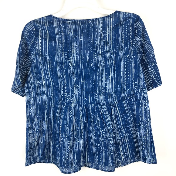 Anthro Maeve Orchard Island Top Blouse Size 4 - Picture 7 of 7